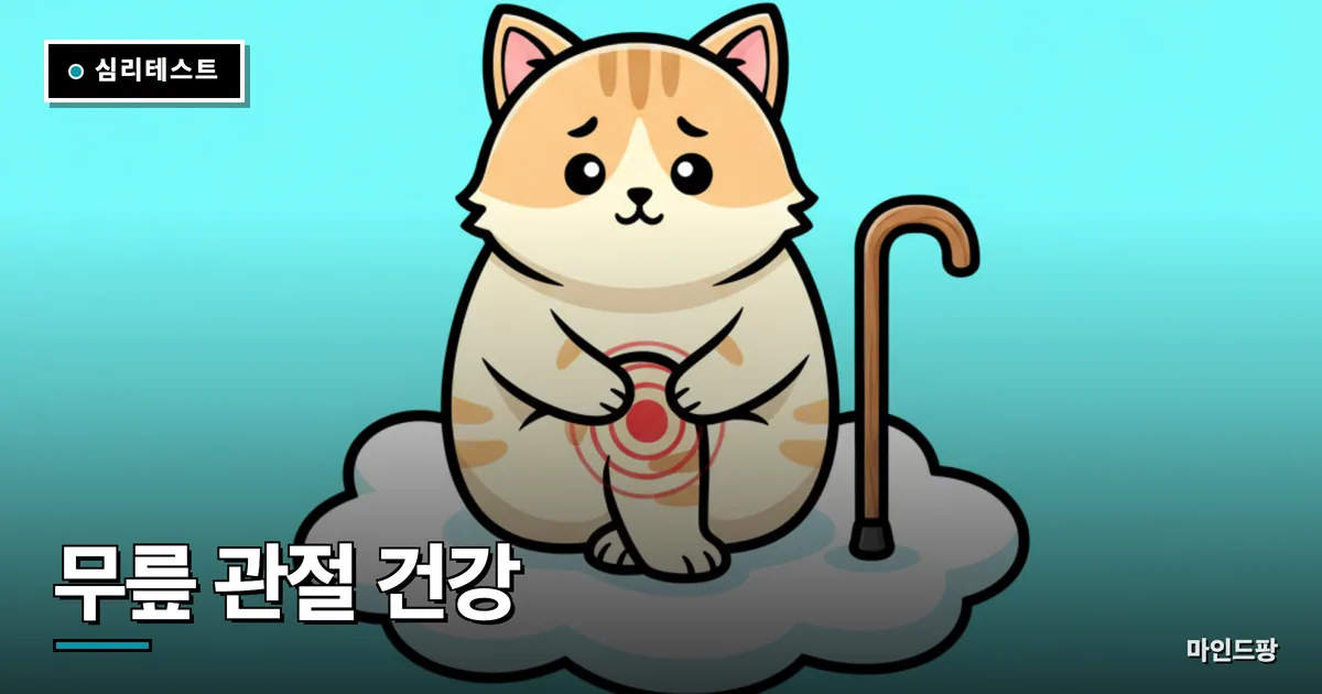 무릎 관절 건강 자가진단